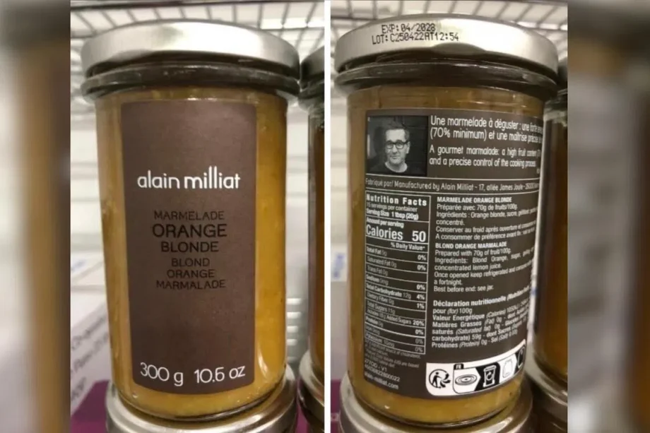 Orange marmalade product recalled due to potential presence of glass shards: SFA