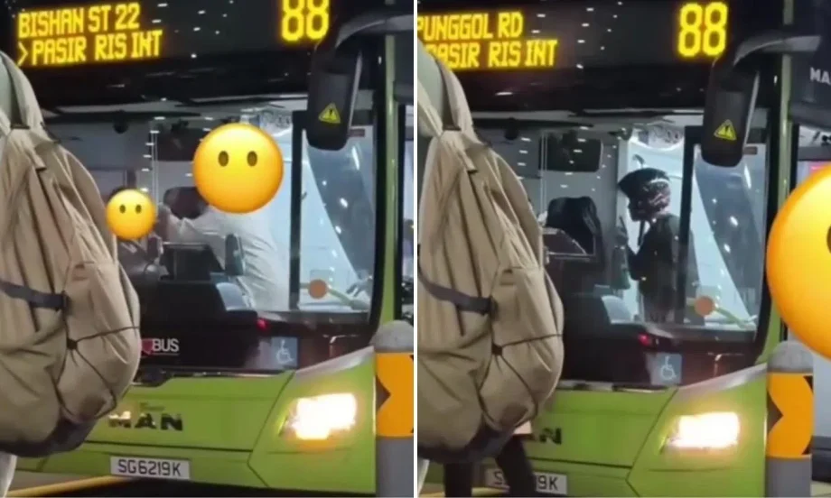 Police report lodged after lorry driver jabs finger at bus driver, hurls insults in heated confrontation