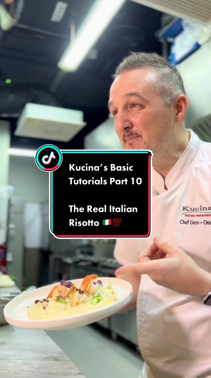 @kucinaitaliansg How To Prepare Risotto The Authentic Italian Way  #fypsg #sgtik…