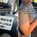 Grab passenger says sign in vehicle is discriminatory, driver suspended