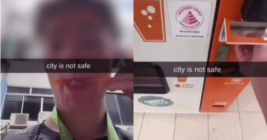 Teen arrested over licking straw, returning it to iJooz machine, Singapore News Teen arrested over licking straw, returning it to iJooz machine, Singapore News