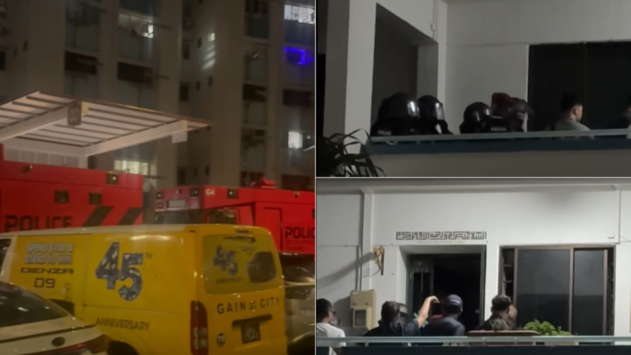 1.5-hour stand-off with police at Jurong HDB block; trio arrested for causing hurt in committing robbery, Singapore News 1.5-hour stand-off with police at Jurong HDB block; trio arrested for causing hurt in committing robbery, Singapore News