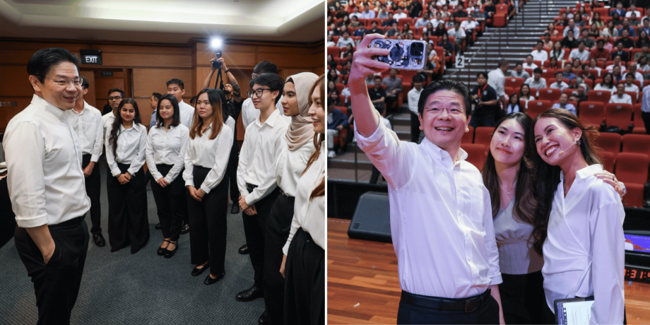 PM Wong addresses NTU students’ concerns on rising cost of living, falling birth rates & AI disruption