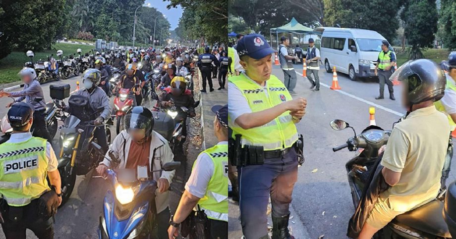 TP, NEA, LTA conduct joint enforcement operation against errant motorcyclists; 10 riders arrested, Singapore News