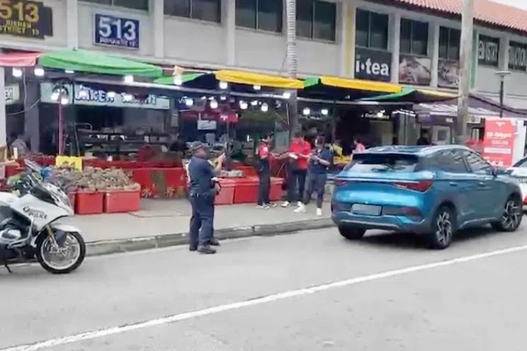 86-year-old pedestrian taken unconscious to hospital after accident with car in Bishan