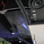 Ceiling panel in Square 2 mall falls, possibly due to prolonged moisture exposure; no injuries