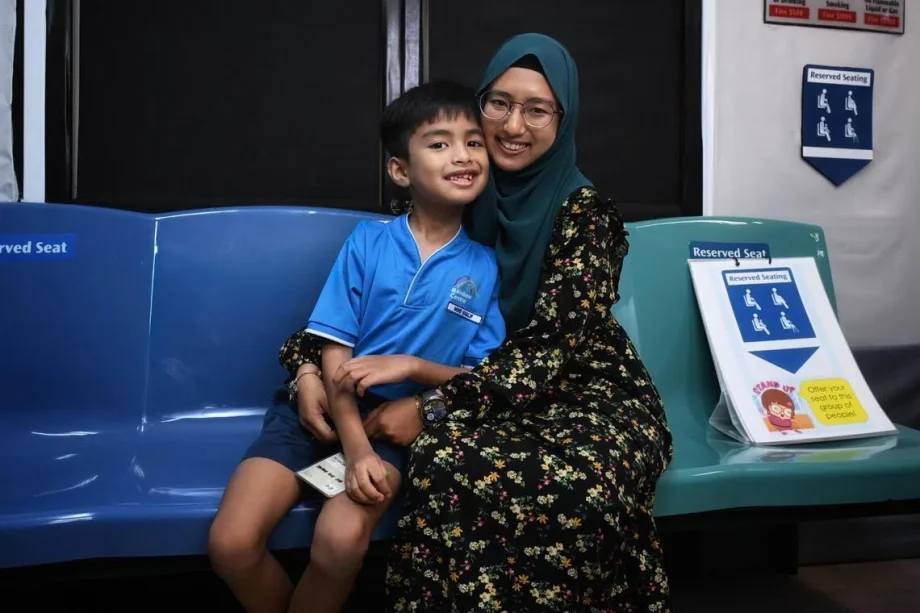 Boy with autism voices SMRT announcement