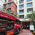 4 taken to hospital, over 50 evacuated after fire in Buangkok condo unit