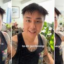 TikToker Says Neighbour Throwing Cigarette Butts In His “Extensive” Corridor Garden; Sparks Debate Over Shared HDB Spaces Instead