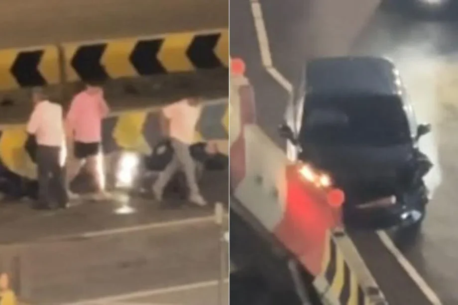 Car driver arrested after hit-and-run accident injuring motorcyclist in Serangoon