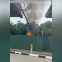 Fire breaks out at North-South Corridor site in Sembawang, no injuries reported