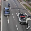 Man arrested for driving without licence after accident