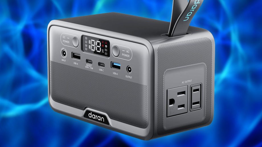 This TSA-Compliant Daran 28,000mAh 100W LiFePO4 Power Station Drops to Just .59