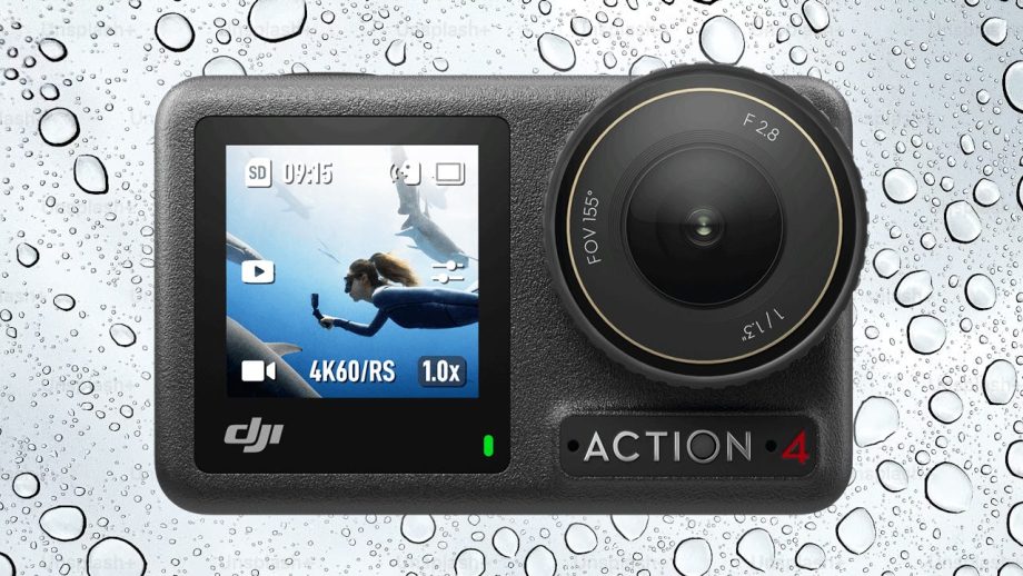 The Rugged, Waterproof JI Osmo Action 4 Action Camera Can Record at 4K and 120fps for Just 9