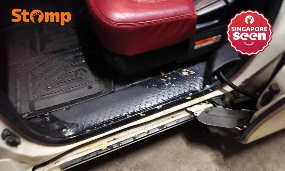 Woman vomits in PHV, driver feels ‘betrayed’ to be told Tada will reimburse only half of cleaning fee Woman vomits in PHV, driver feels ‘betrayed’ to be told Tada will reimburse only half of cleaning fee