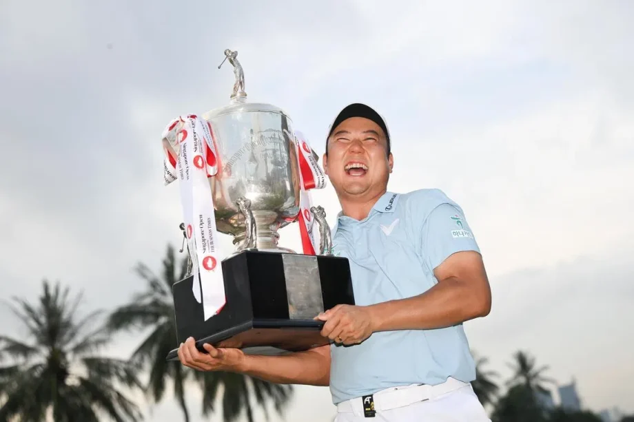 S. Korean golfer Ham Jeong-woo holds off rivals to win Singapore Open presented by The Business Times