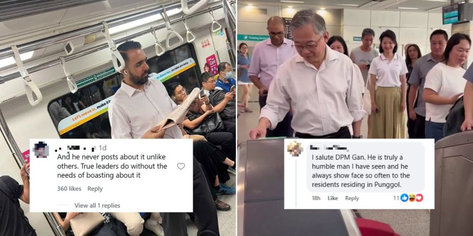 DPM Gan Kim Yong seen on LRT after Pritam Singh’s photo on MRT went viral