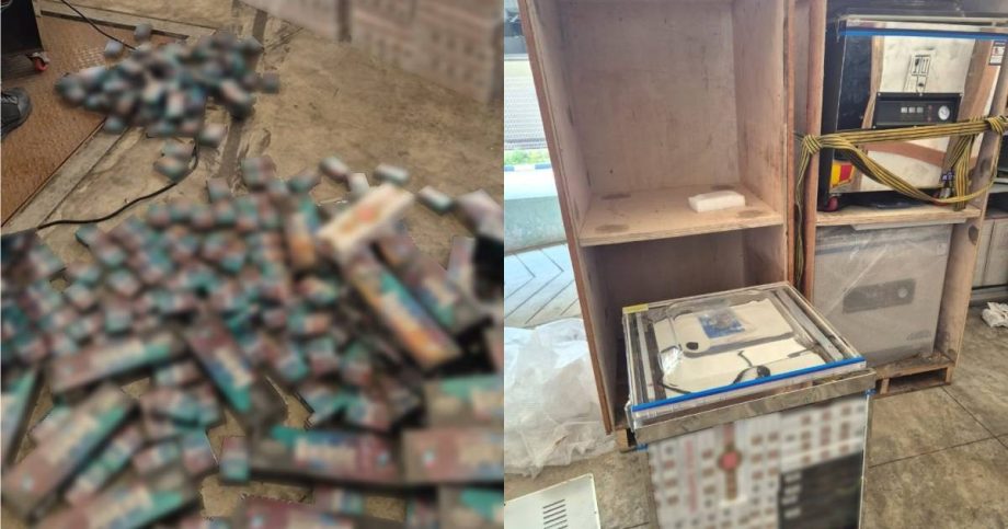Over 3,200 cartons: Attempt to smuggle duty-unpaid cigarettes in vacuum machines via Tuas Checkpoint foiled, Singapore News