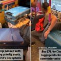 Acceptable or not? S’pore commuter questions luggage ‘blocking priority seats’ on bus service 36