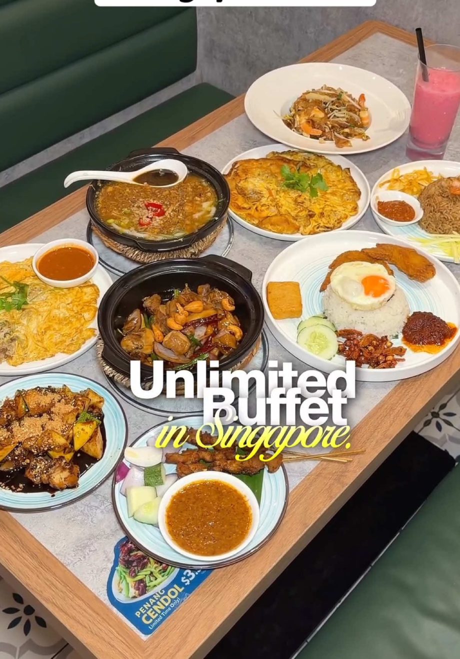 @idris.explores Unlimited Buffet in Singapore for .90?!  This one’s different…