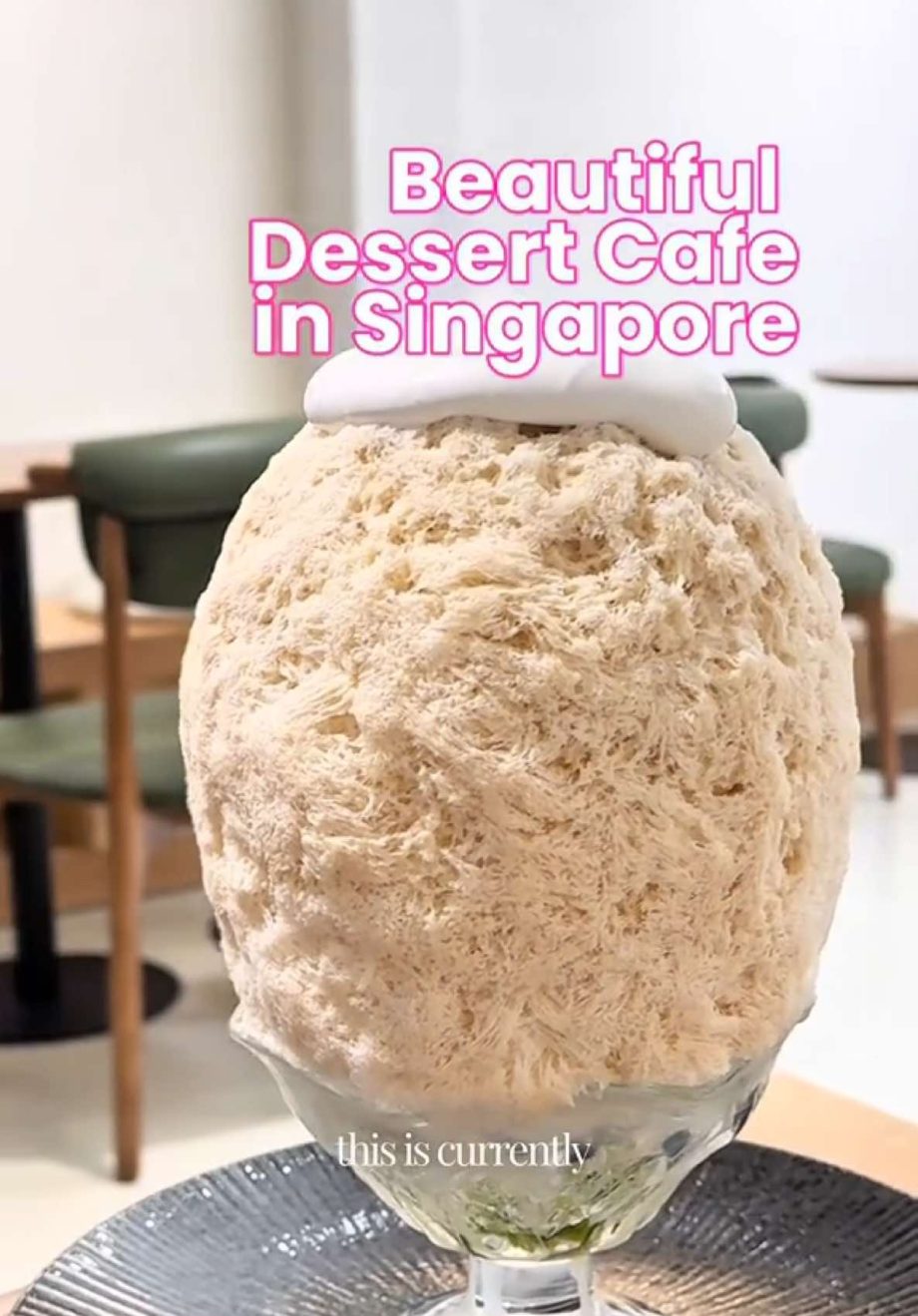 @hiddenjemmm our favourite dessert café in sg their kakigori is soooo soft and y…