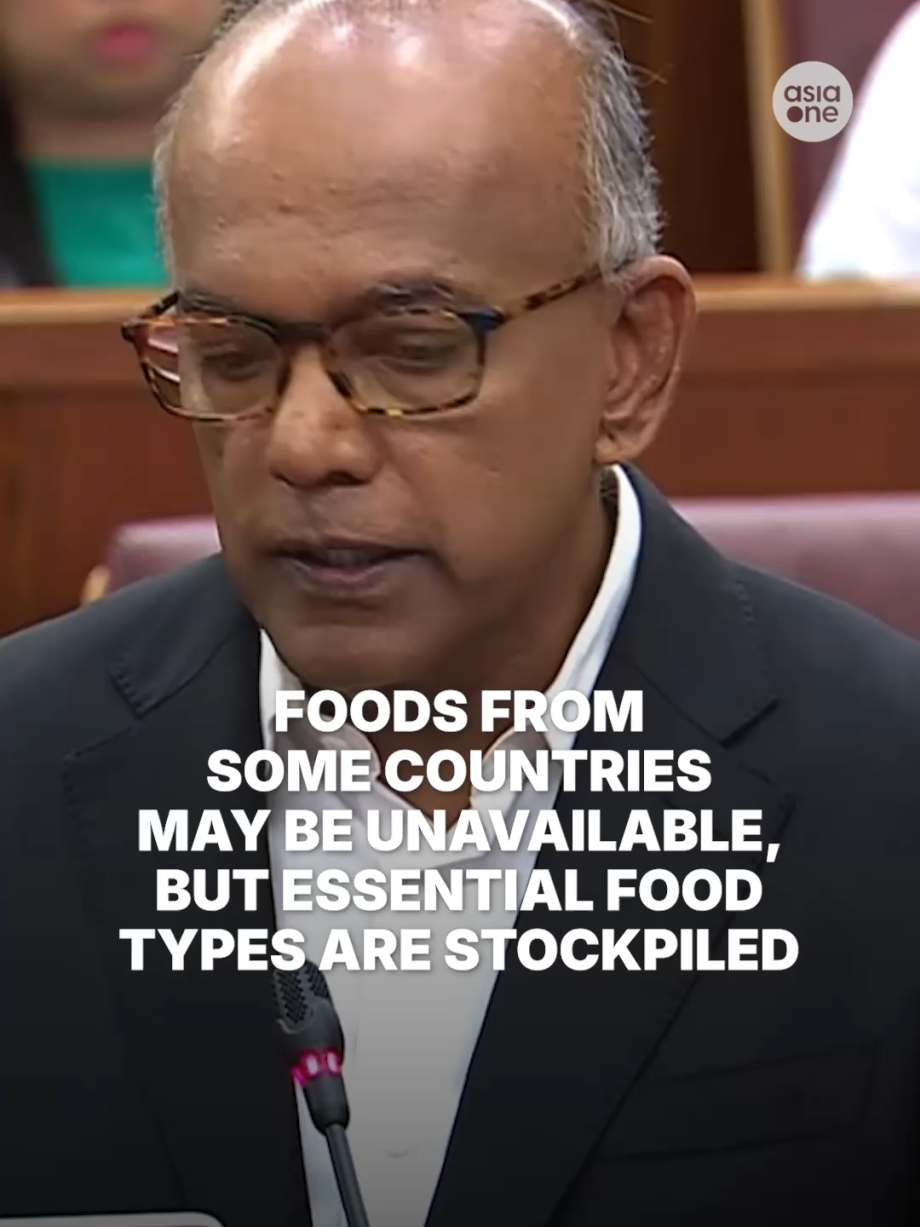 @asiaone While Singapore maintains strategic food stockpiles, this is for essent…