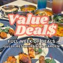 @sgteledeals Full week of deals at Gully Restaurant & Garden?!?   Enjoy a full w…