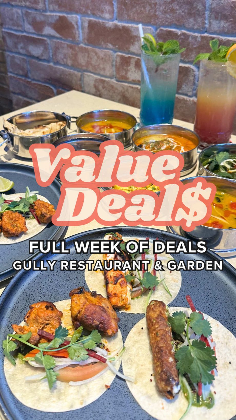 @sgteledeals Full week of deals at Gully Restaurant & Garden?!?   Enjoy a full w…