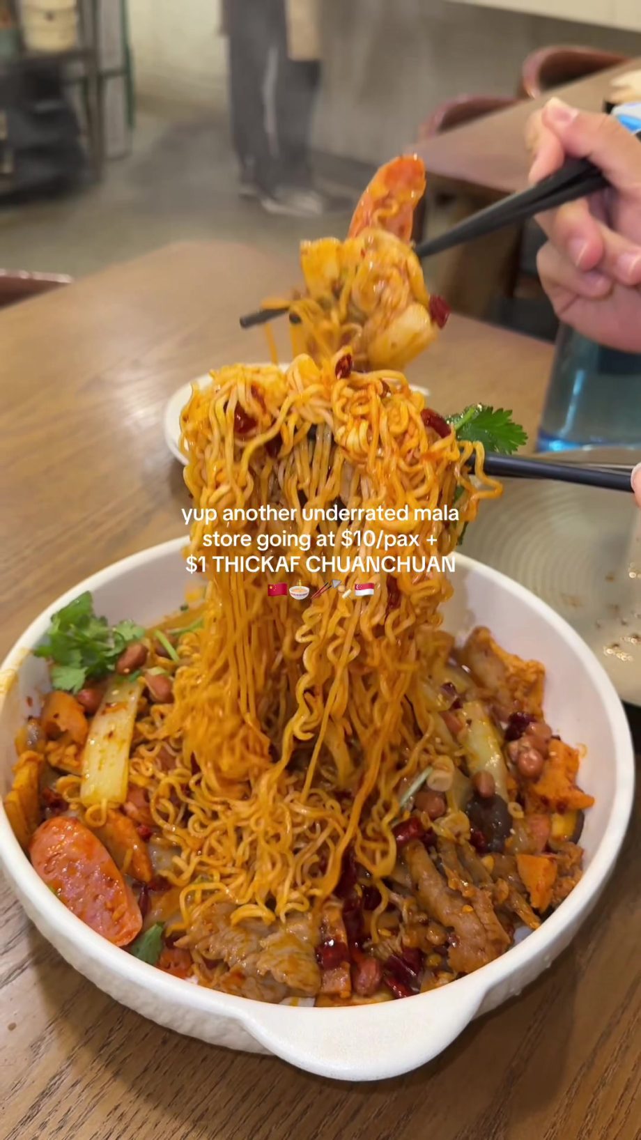 @rixh.ellee genuinely this is good AND HELLA SPICY. med spice took me out (as so…