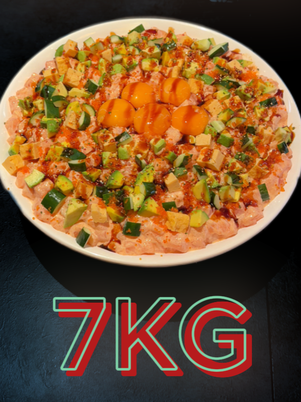 @trevuh2 7kg salmon bowl that was so delicious but i’d never do it again, defini…