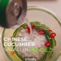 @esyfilms This Chinese cucumber salad is the viral crunchy cucumber recipe made …