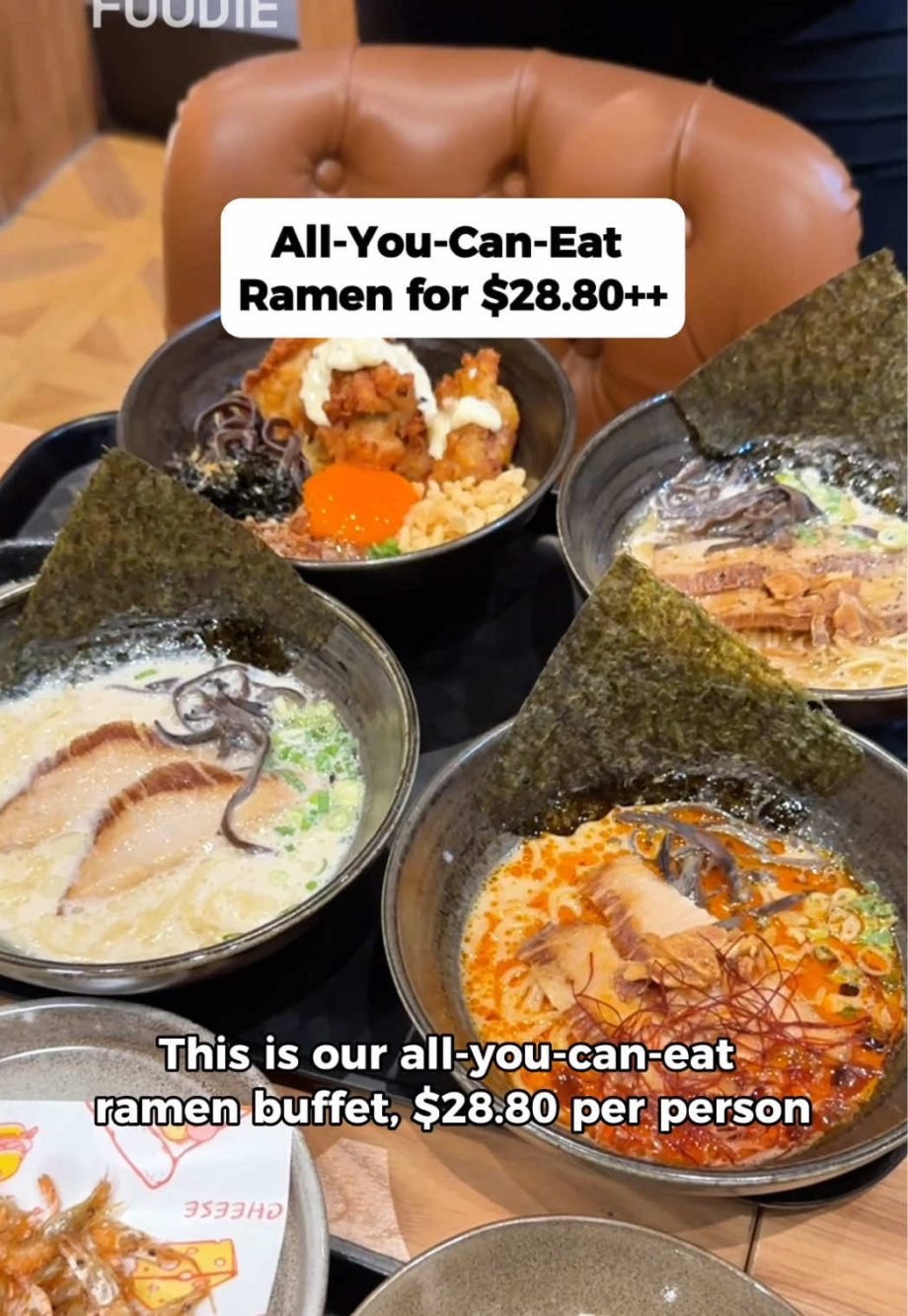 @singaporefoodie Singapore’s First Unlimited Ramen Buffet For .80++  You can …