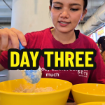 @hawkergirl98 its DAY 3!! will make a Chinese version soon. DAY 3 of eating porr…