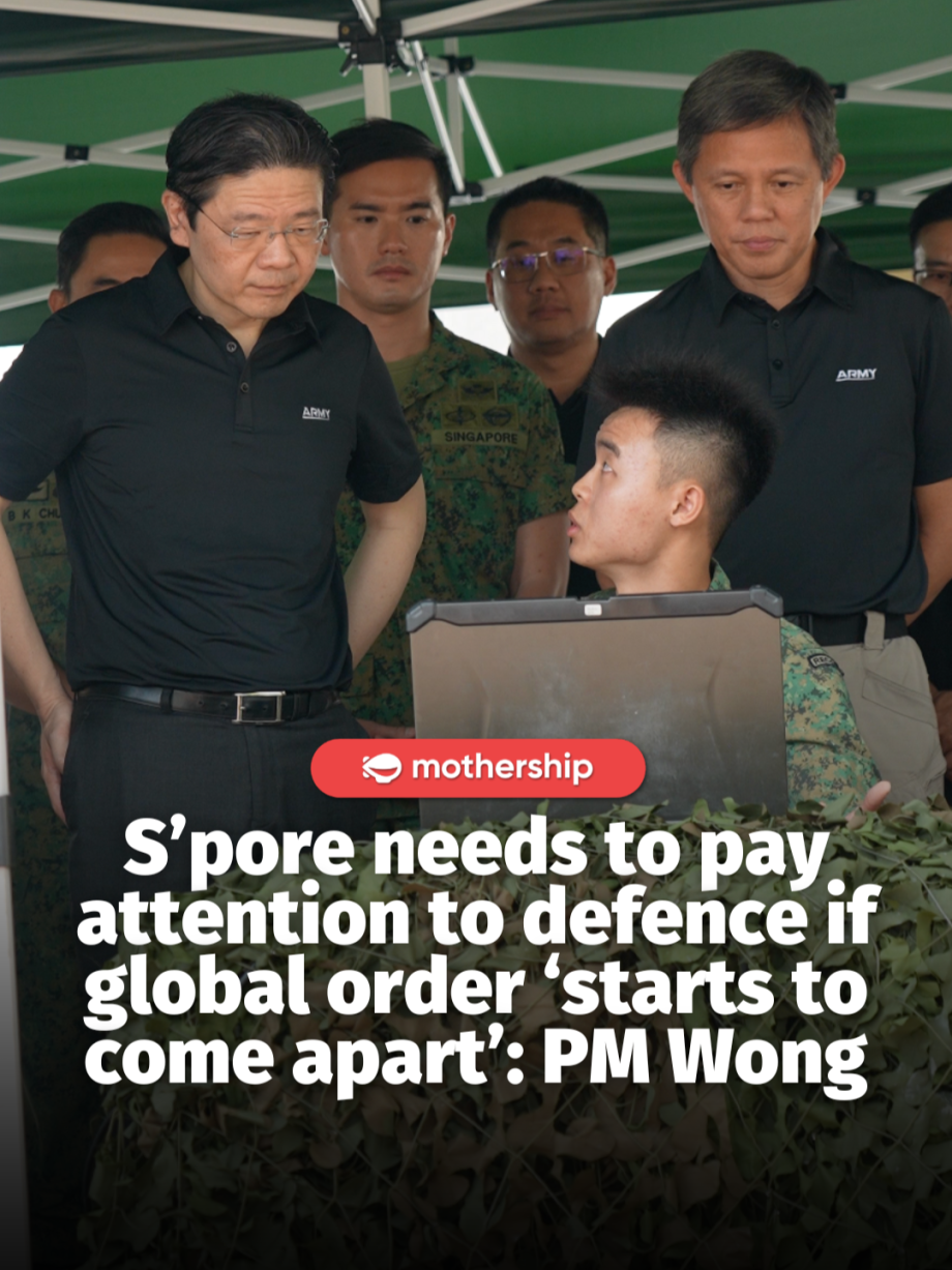 @mothershipsg On Apr. 9, Prime Minister Lawrence Wong visited the Singapore Army…