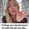 @datingwithgracie 3 things you should never do with the girl you like… #datingad…