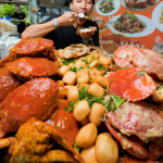 @zermattneo 50KG BIGGEST crab order of my life. Went with 3 flavors – Chili, Sal… @zermattneo 50KG BIGGEST crab order of my life. Went with 3 flavors – Chili, Sal…