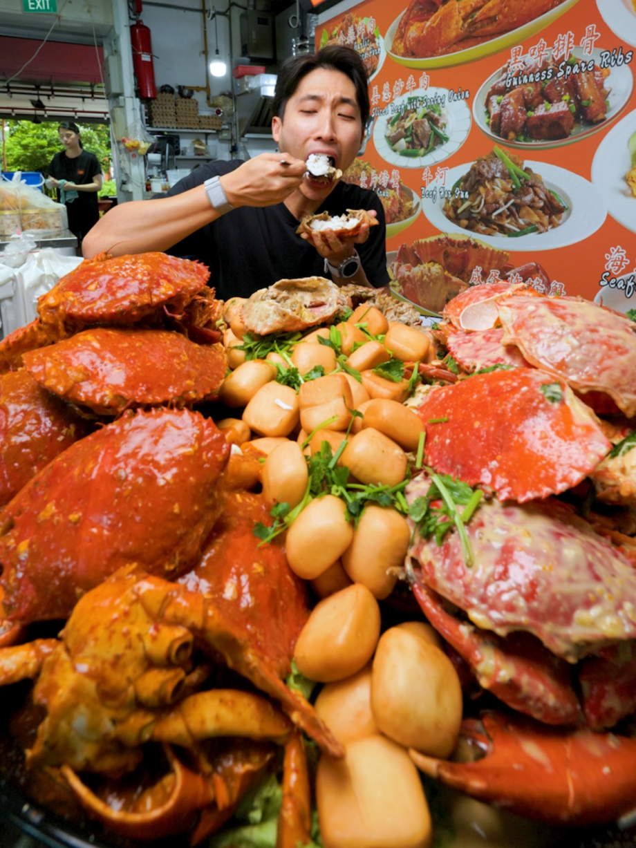 @zermattneo 50KG BIGGEST crab order of my life. Went with 3 flavors – Chili, Sal…