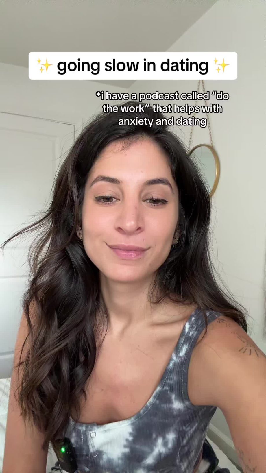 @sabrina.zohar 3 examples of going slow in dating. #goslow #anxiousattachment #d…