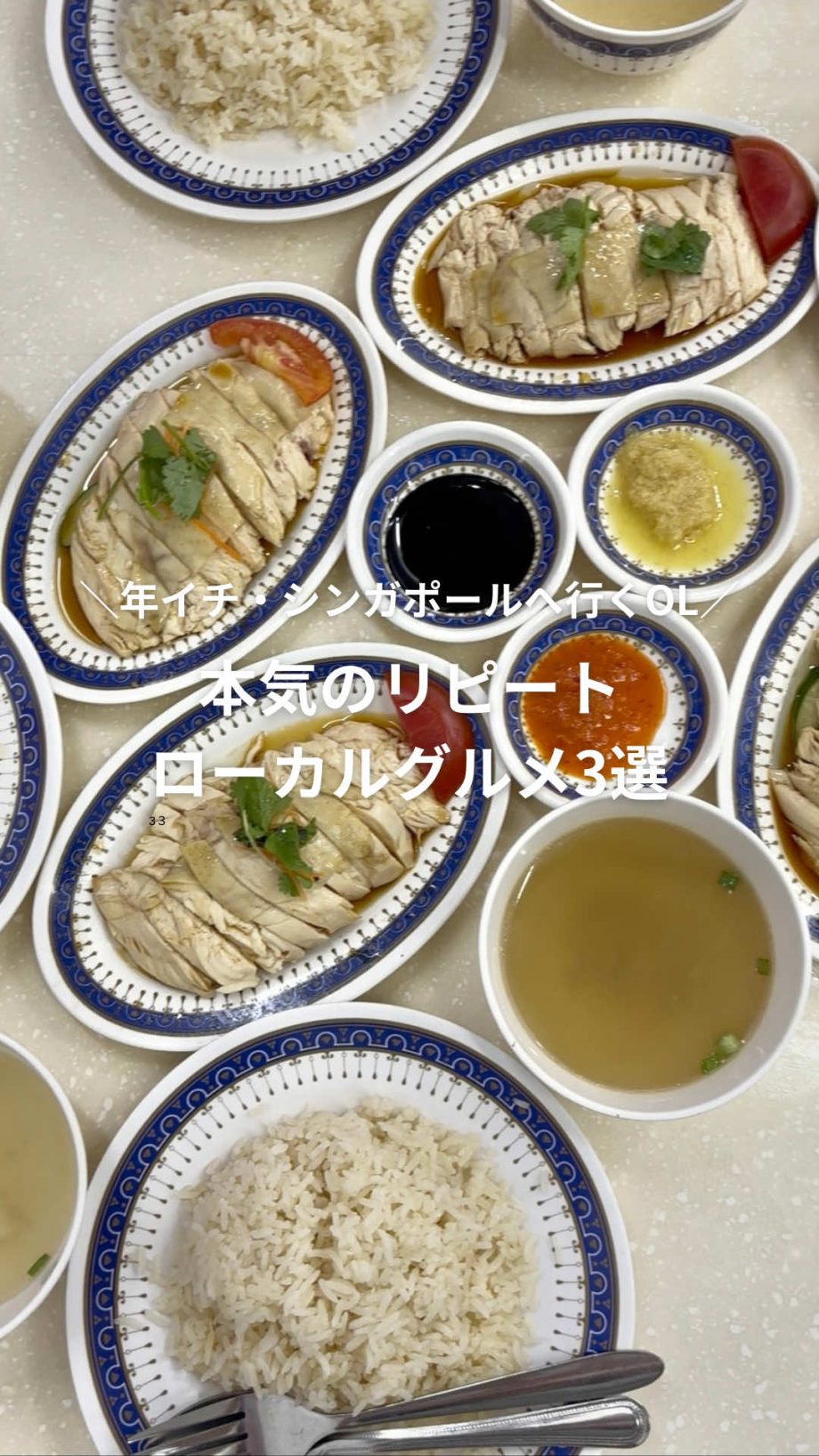 @tabi.shitai.ol 【保存必須】正直、ここは何回でも行く ＼本気のリピートグルメ❸選／ レストラン Lucky Chicken Rice｜チキンライ…