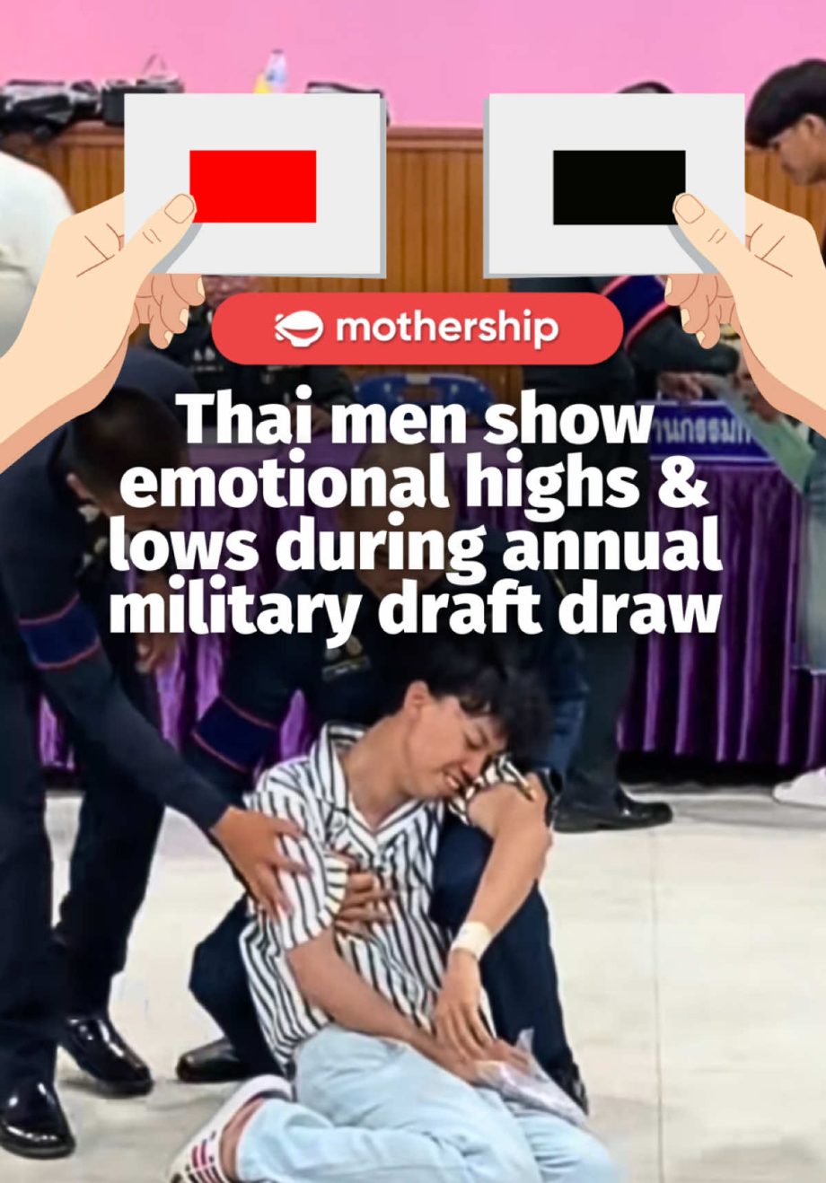 @mothershipsg may the odds be ever in your favour  The Thai military conscriptio…