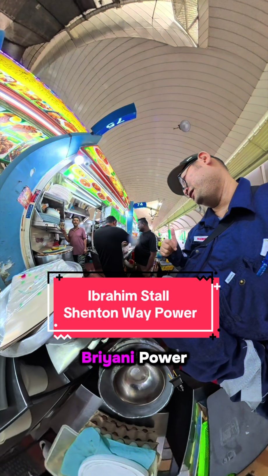 @jalan2junkie Recommended by a colleague to buy dum briyani at stall no 74, Ayer…