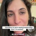 @sabrina.zohar Questions to ask if you’re newly dating or in a relationship with…