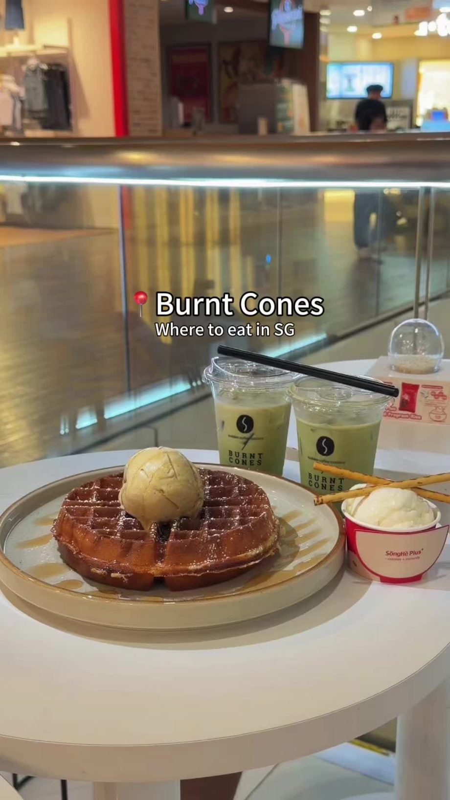 @sleepylately ice cream and waffles = best combi #wheretoeatinsingapore #whereto…