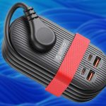 The Travel-Friendly Orico Power Strip Packs Down to the Size of a Phone The Travel-Friendly Orico Power Strip Packs Down to the Size of a Phone
