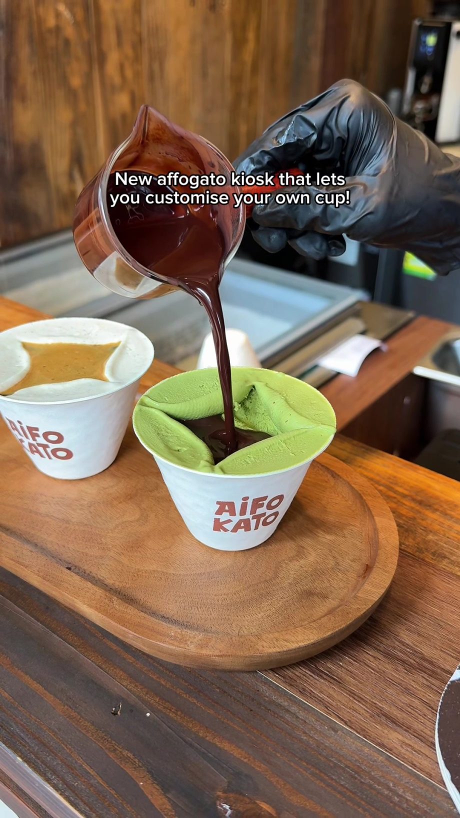 @travlim DIY your own cup of affogato at this new Korean takeaway cafe in town! …