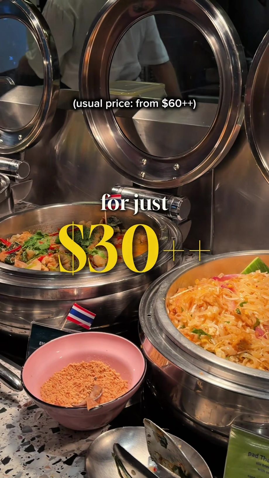 @butteryslippers  thai buffet (after discount)?! amazing spread!! @21 on Raja…