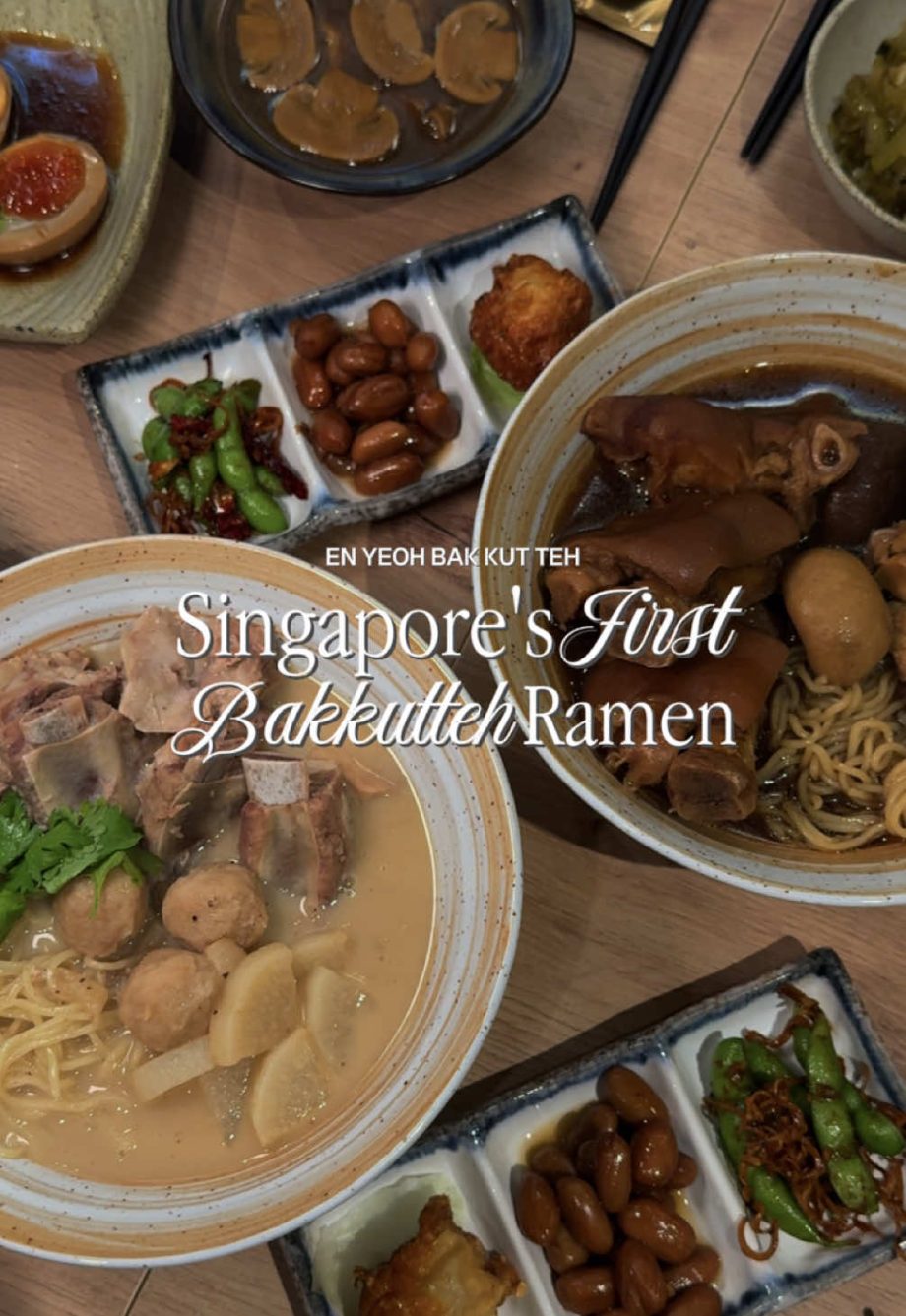 @onericeplease We tried Singapore’s first bak kut teh ramen, and here’s our hone…