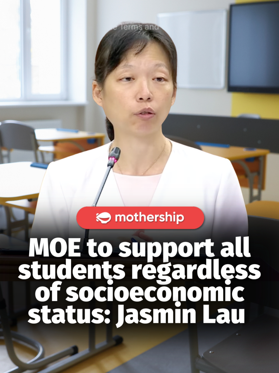@mothershipsg Minister of State for Education Jasmin Lau addressed a question ra…