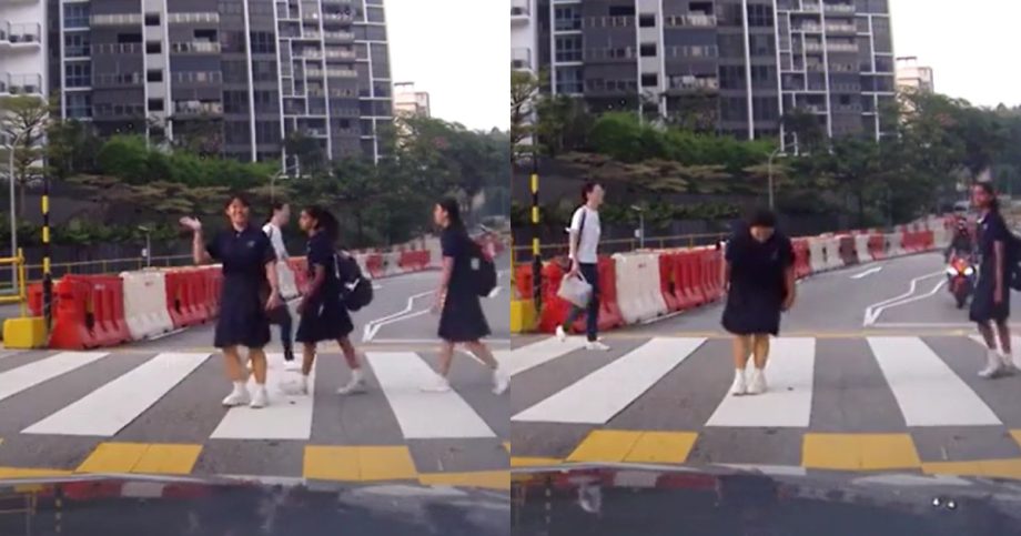 ‘My friends think I’m mad’: Viral schoolgirl who bows to motorists says she’s not bothered by reactions, Singapore News