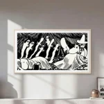 Samsung adds Moomin collection to their Art TVs, like OLEDs and The Frame